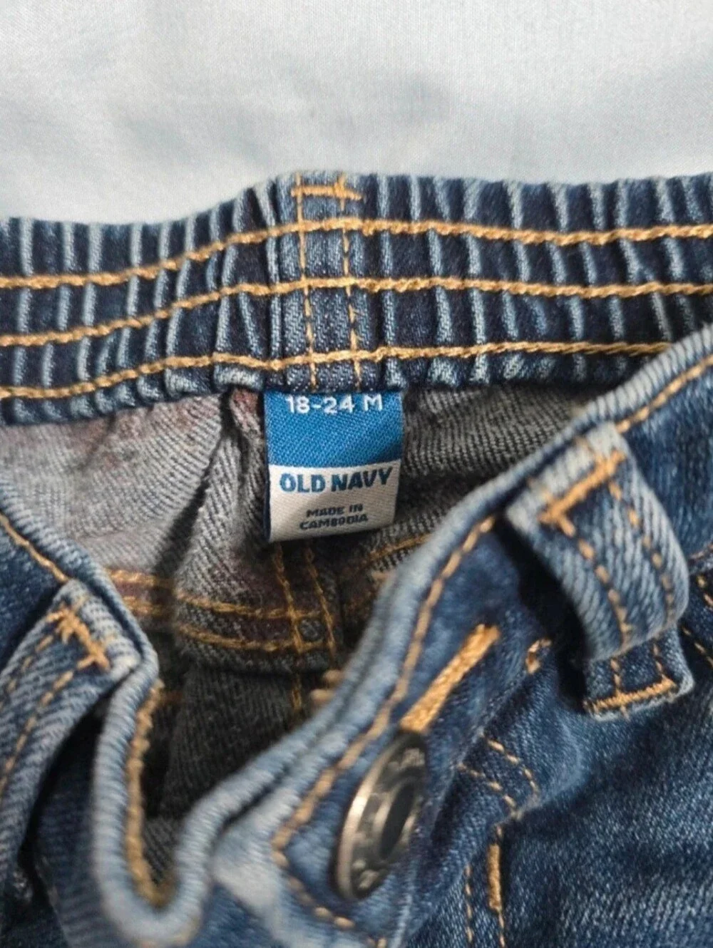 Old Navy Kids Blue Denim Jeans - Straight Leg